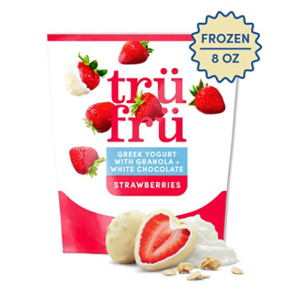 Tru Fru Fruit Frozen Strawberry Yogurt - 8 OZ - Image 1
