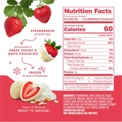 Tru Fru Fruit Frozen Strawberry Yogurt - 8 OZ - Image 2