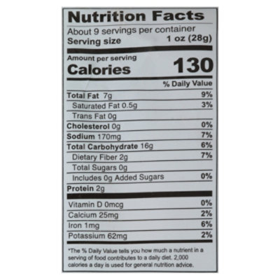Vista Hermosa Tortilla Chips White Corn Sea Salt - 9 OZ - Image 3