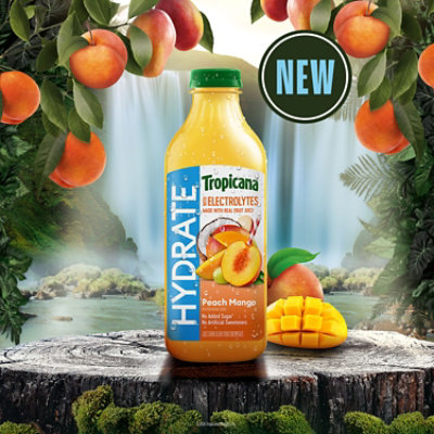 Tropicana Functional Hydrate Peach Mango Juice Drink - 46 Fl. Oz. - Image 2