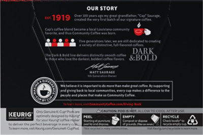 Community Coffee Dark Bold Intense Single Serve - 10 CT - Image 4