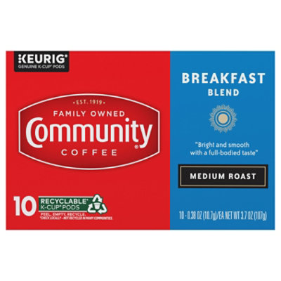 Community Coffee Breakfast Blend Single Serve - 10 CT - Image 1
