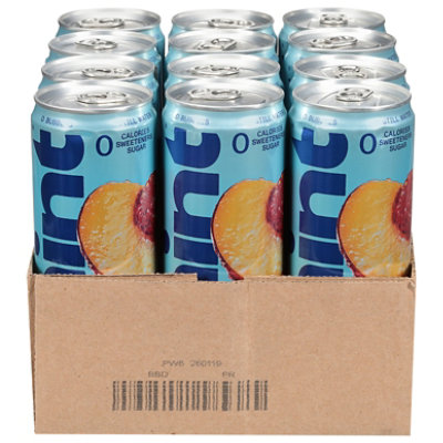 Hint Water Peach Raspberry - 12 FZ - Image 2