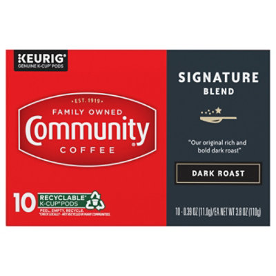 Community Coffee Dark Roast Single Serve - 10 CT - Image 2