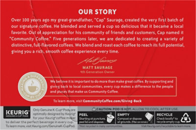 Community Coffee Dark Roast Single Serve - 10 CT - Image 4