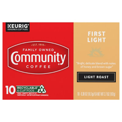Community Coffee Pod First Light - 10 CT - Image 2