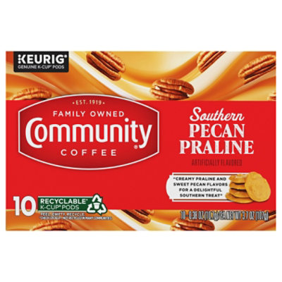 Community Coffee Southern Pecan Praline Single Serve - 10 CT - Image 1