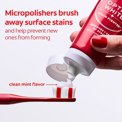 Colgate Optic White Toothpaste Stain Fighter - 2-3.8OZ - Image 4