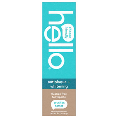 Hello Tp Antiplaque Whtng Fluoride Free - 5 OZ - Image 2