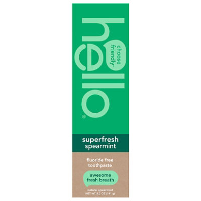 Hello Toothpaste Super Fresh Fluoride Free - 5 OZ - Image 1