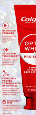 Colgate Optic White Pro Series Enamel Renewal Toothpaste - 3 OZ - Image 4