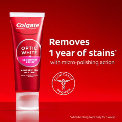 Colgate Optic White Tp Sensitivity Rlf - 3.8 OZ - Image 2