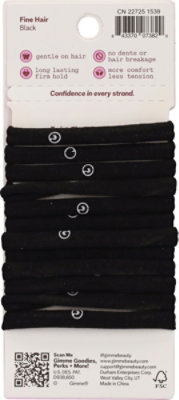 Gme Hair Band Fine Black 12ct - 12 CT - Image 3