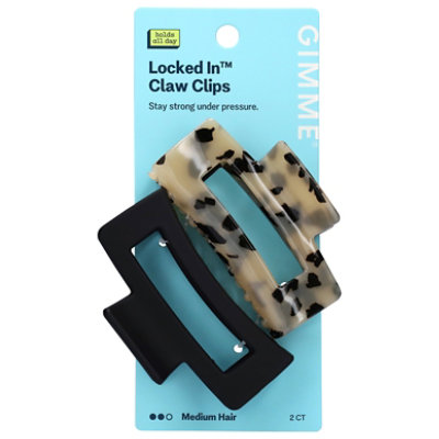 Gme Claw Clip Rec Md B/trt 2ct - 2 CT - Image 1