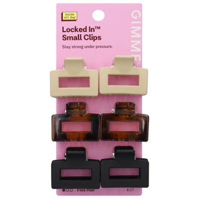 Gme Claw Clip Fn Asst Clr 6ct - 6 CT - Image 2