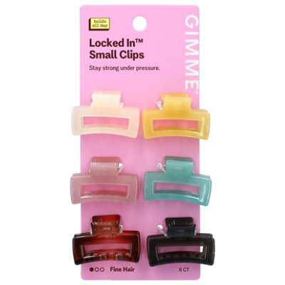 Gme Claw Clip Md Rect Asst 6ct - 6 CT - Image 2