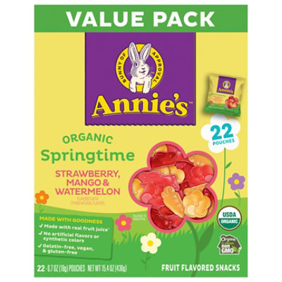 Annies Organic Spring Fruit Snacks 22 Count - 15.4 OZ - Image 1