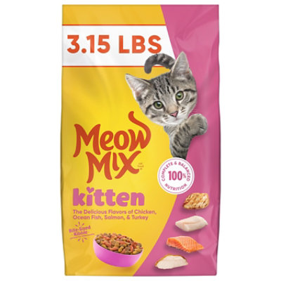 Meow Mix 3.15 Pound Lil Nibbles Kitten Each Each - 3.15 LB - Image 1
