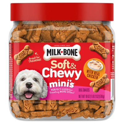 Milk-bone 18 Ounce Soft & Chewy Chicken Minis Dog Treat Each - 18 OZ - Image 1