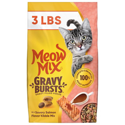 Meow Mix 3 Pound Gravy Bursts Salmon Each - 3 LB - Image 1