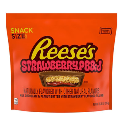 Reese's Milk Chocolate Strawberry Peanut Butter & Jelly Cups - 9.35 Oz - Image 1