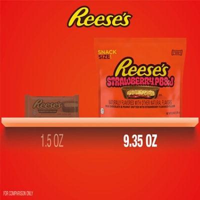 Reese's Milk Chocolate Strawberry Peanut Butter & Jelly Cups - 9.35 Oz - Image 5