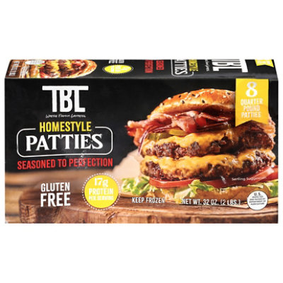 Tbl Homestyle Beef Patties - 32 OZ - Image 2