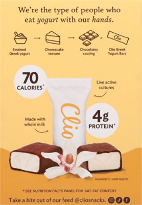 Clio Yogurt Bars Mini Vanilla - 6.21 OZ - Image 6