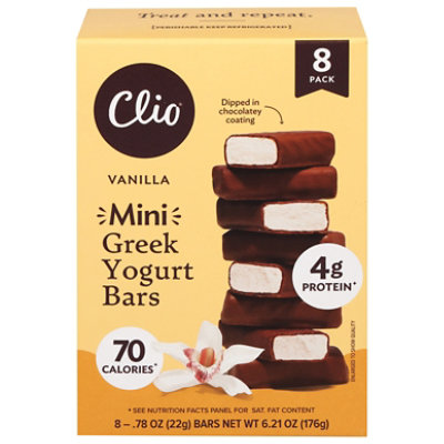 Clio Yogurt Bars Mini Vanilla - 6.21 OZ - Image 2