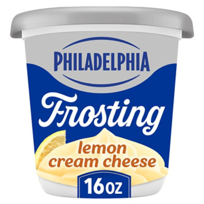 Philadelphia Lemon Cream Cheese Frosting, 16 Oz - 16 OZ - Image 1