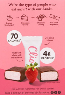 Clio Yogurt Bars Mini Strawbrry - 6.21 OZ - Image 6