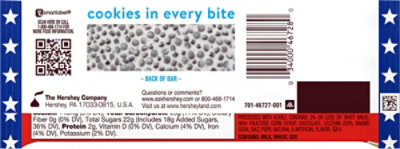 Hershey's Cookies N Creme Bar With Red White & Blue Wrapper Standard Bar - 1.55 OZ - Image 5