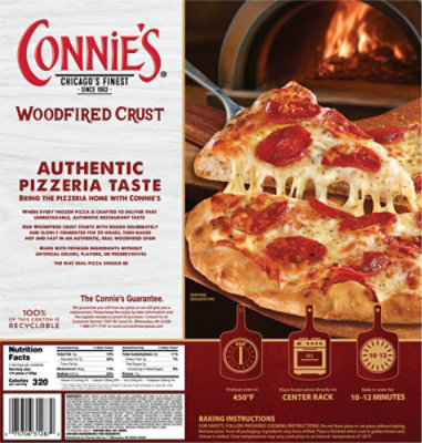 Connies Pizza Woodfire Pepperoni - 18.8 OZ - Image 5