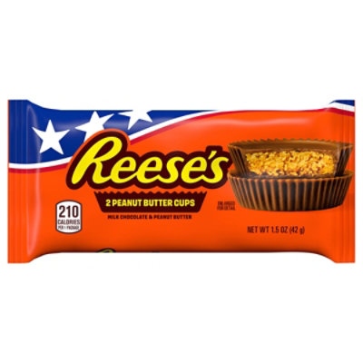 Reese's Milk Chocolate Pbc With Red White & Blue Wrapper Standard Bar - 1.5 OZ - Image 2