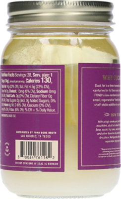 Fond Bone Broth Fat Duck Pure Unflavored - 14 OZ - Image 5