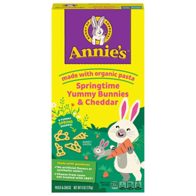 Annie's Springtime Yummy Bunnies & Cheddar Pasta & Cheese - 6 OZ - Image 1