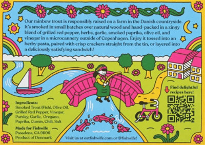 Fishwife Smoked Red Chimichurri Trout - 3.7 oz - Image 5