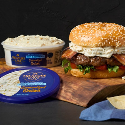 Treasure Cave Blue Cheese Carmelized Onion Dip - 8 OZ - Image 2