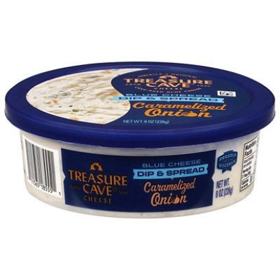 Treasure Cave Blue Cheese Carmelized Onion Dip - 8 OZ - Image 1
