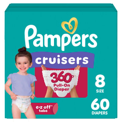 Pampers Cruisers Diapers 360 Enorm Sz 8 - 60 CT - Image 1