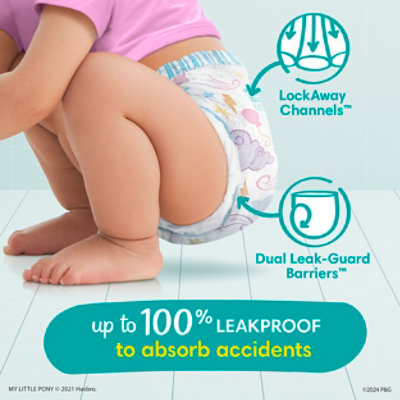 Pampers Easy Ups Diapers Base Version 2x/duo 7/giant Plus - 15 CT - Image 4