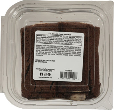 The Fathers Table Chocolate Peanut Butter Cake Roll - 9 OZ - Image 5
