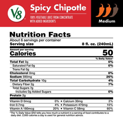 V8 Spicy Chipotle - 46 FZ - Image 4