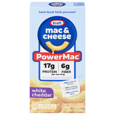 Kraft Powermac White Cheddar 7.3oz - 7.3 OZ - Image 1
