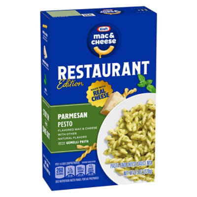 Kraft Parmesan Pesto Mac & Cheese Macaroni And Cheese Dinner, 9.5 Oz Box - 9.5 OZ - Image 2
