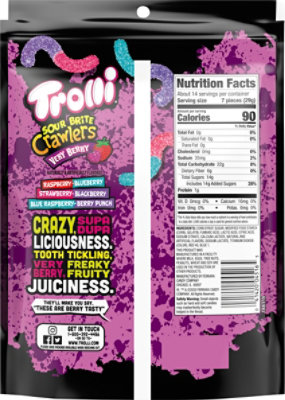Trolli Sour Brite Crawler Very Berry - 14 OZ - Image 5