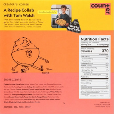 Counter 3 Cheese Chicken Alfredo Bowl - 10 OZ - Image 5