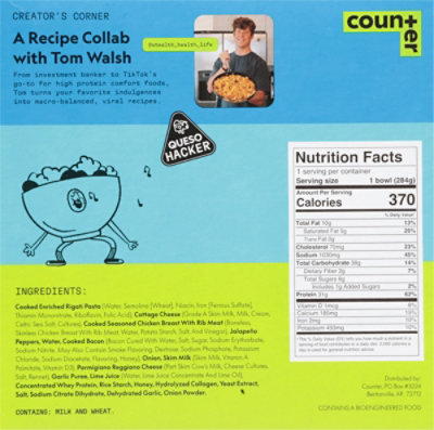Counter Jalapeno Popper Mac & Cheese Bow - 10 OZ - Image 5