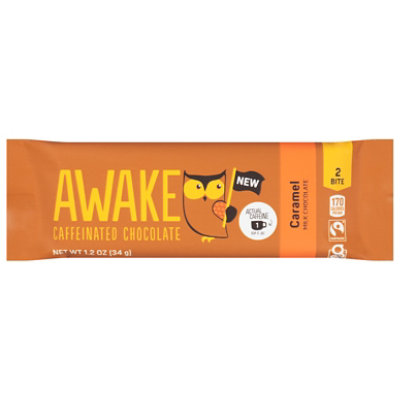 Awake Bar Caramel Milk Choc - 1.2 OZ - Image 2