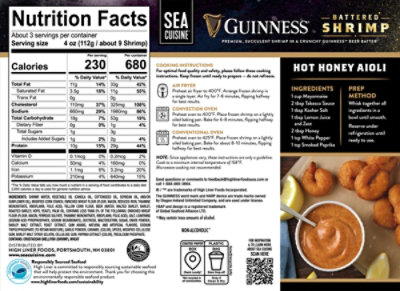Sea Cuisine Guinness Battered Shrimp 12oz - 12 OZ - Image 6